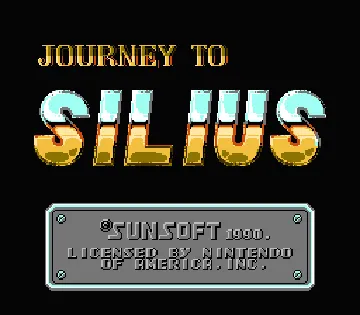 Journey to Silius (USA) screen shot title